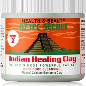 Aztec Secret– Indian Healing Clay 1 lb – Deep Pore Cleansing Facial & Body Mask – The Original 100% Natural Calcium Bentonite Clay – New Version 2