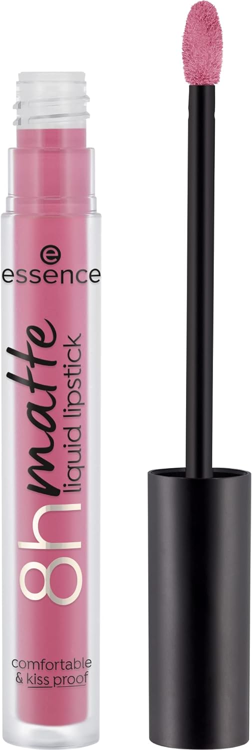 essence | 8h Matte Liquid Lipstick | Highly Pigmented with Smudge-proof Matte Finish | Vegan & Cruelty Free (05 Pink Blush)