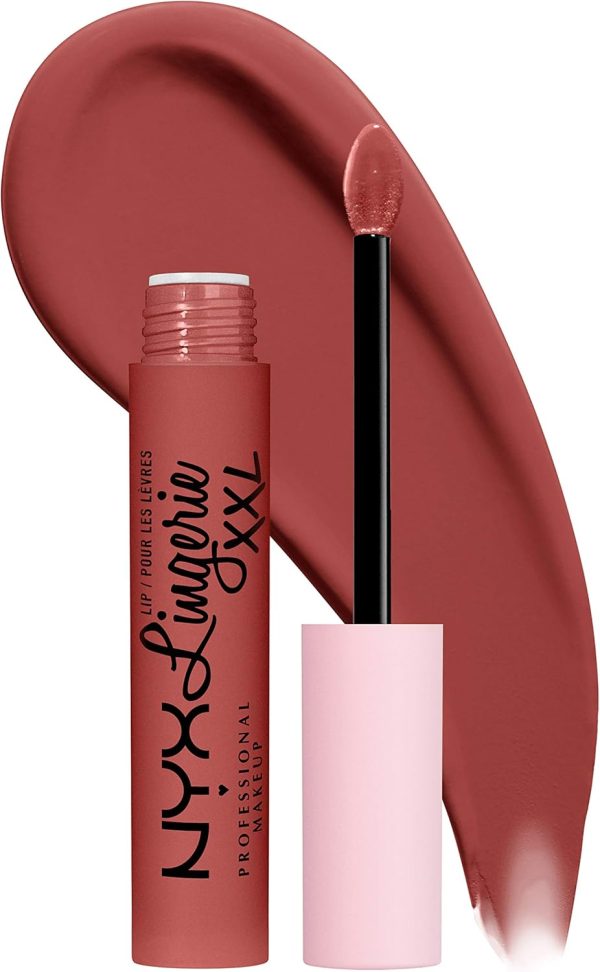 NYX PROFESSIONAL MAKEUP Lip Lingerie XXL Matte Liquid Lipstick - Warm Up (Red Rose)