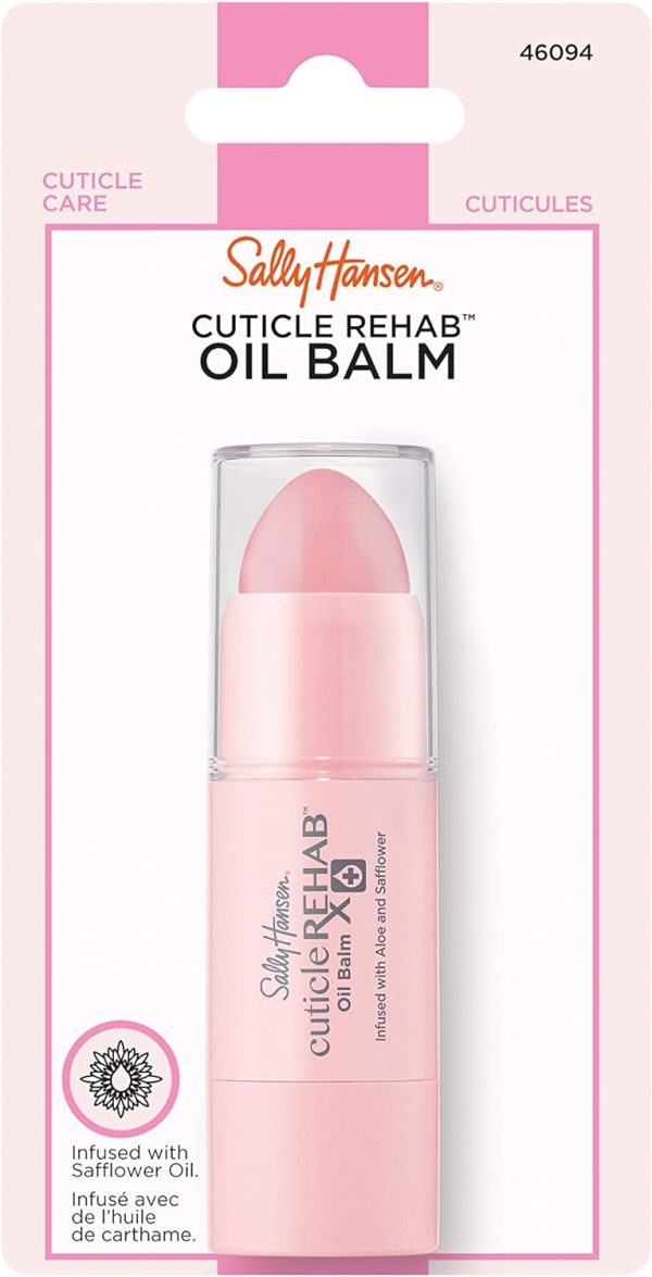Sally Hansen Cutical Rehab™ Oil Balm, Natural Essential Oil, Vitamin E, Nourish and Condition dry nails and cuticles
